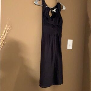 WHITE HOUSE BLACK MARKET SLEEVELESS BLACK DRESS R